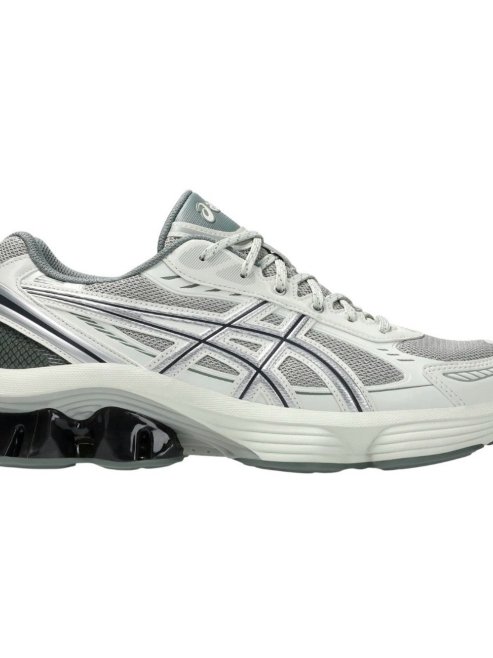 Asics White Gray Athletic Running Shoe
